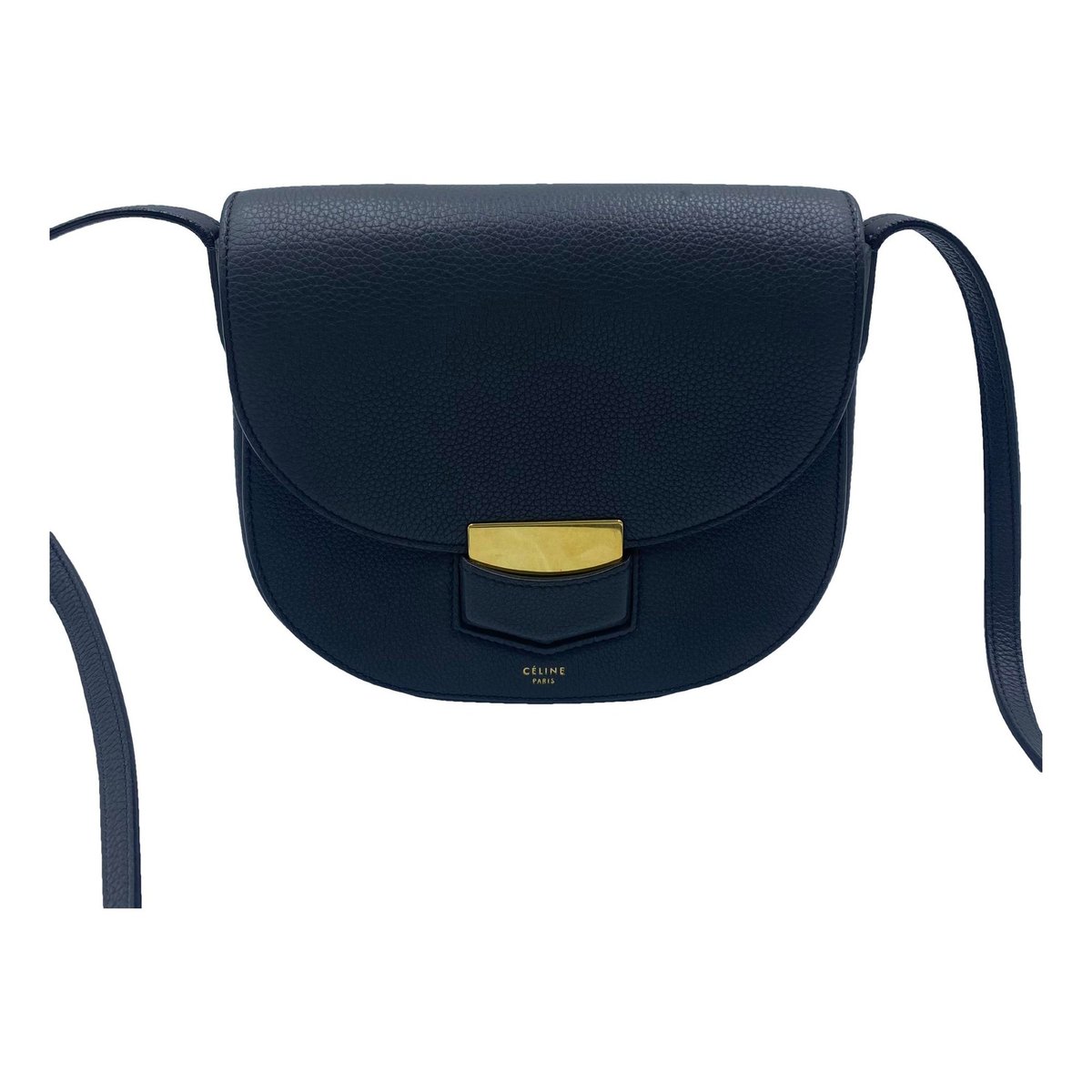Trotteur leather crossbody bag