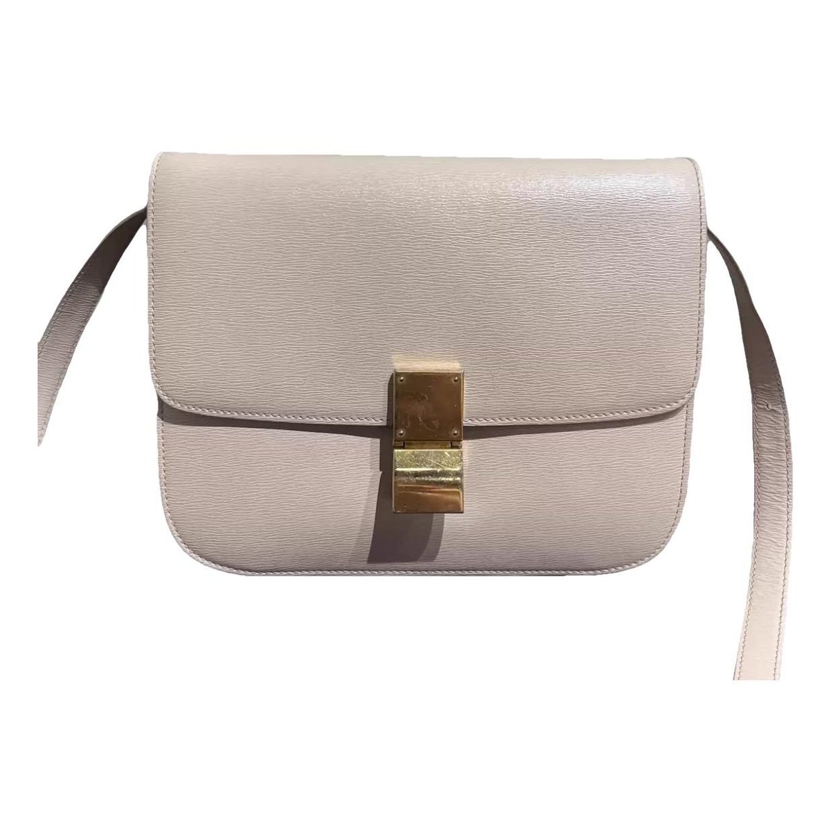 Classic leather crossbody bag