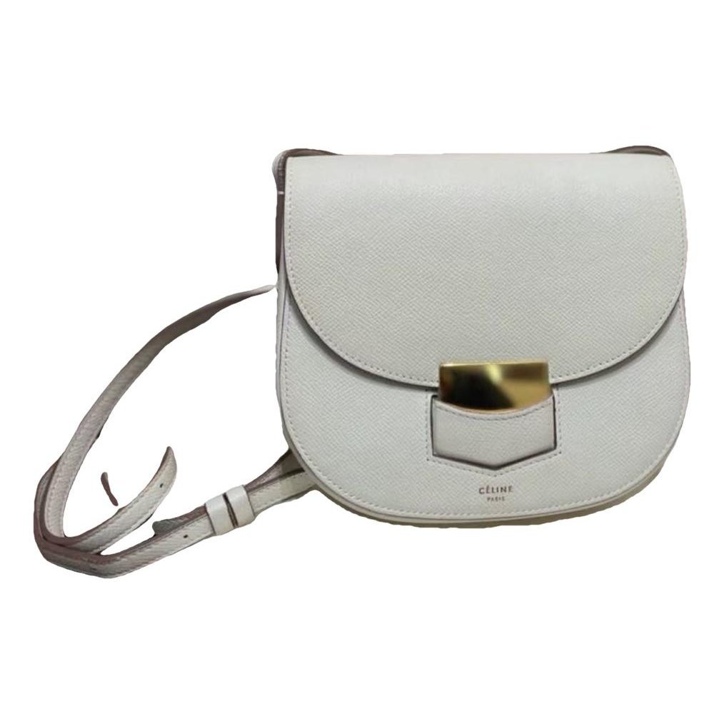 Trotteur leather tote