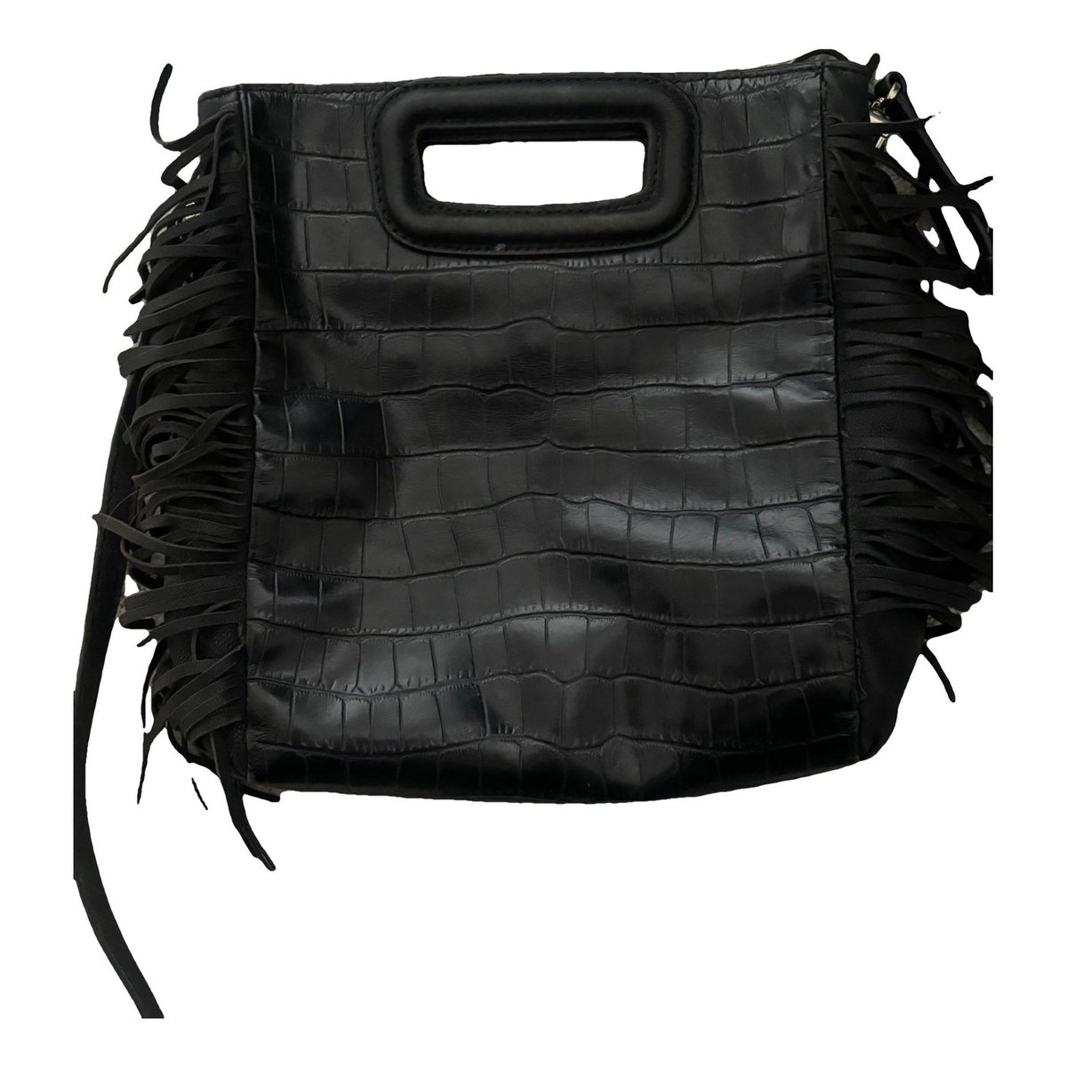 Sac M leather handbag