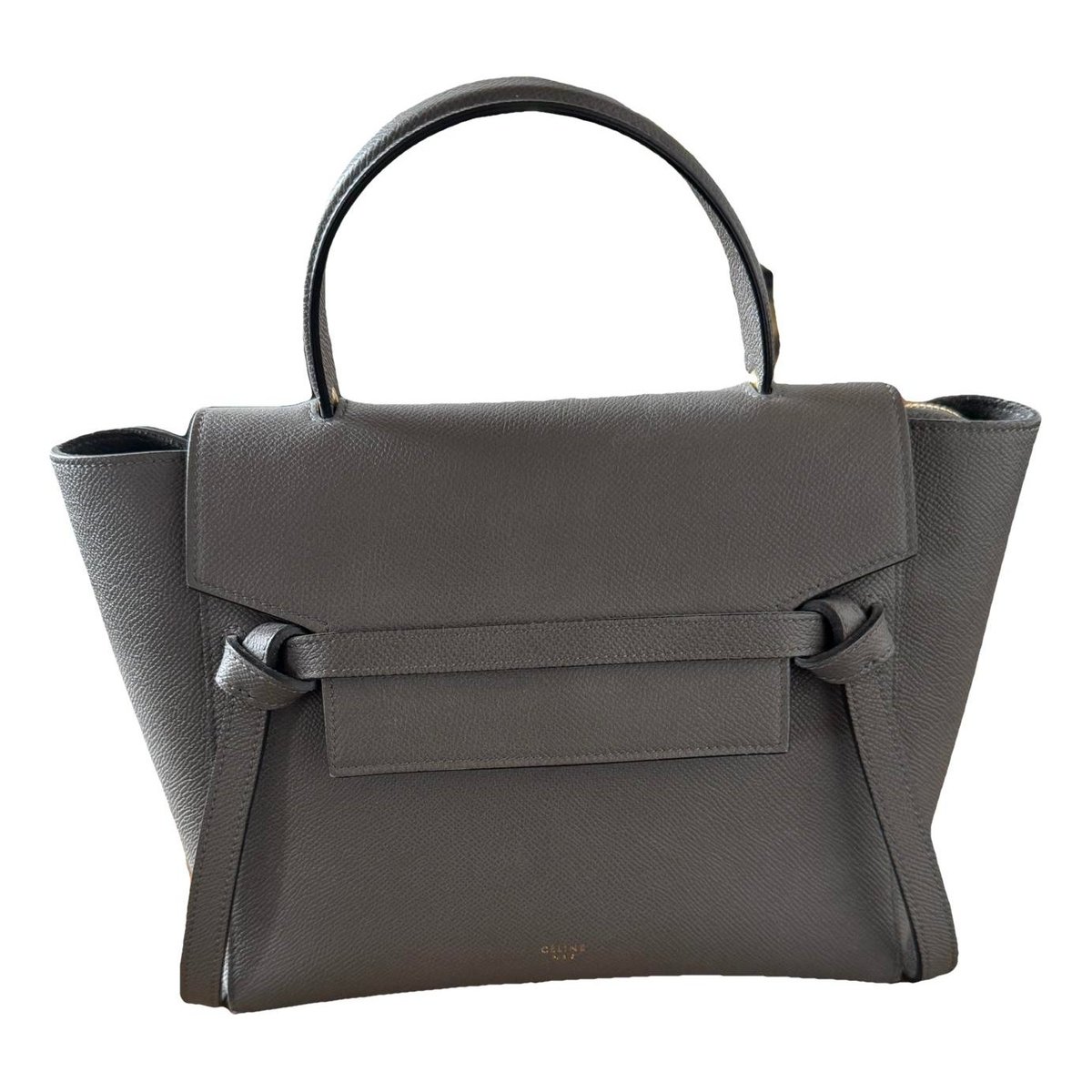 Belt leather handbag