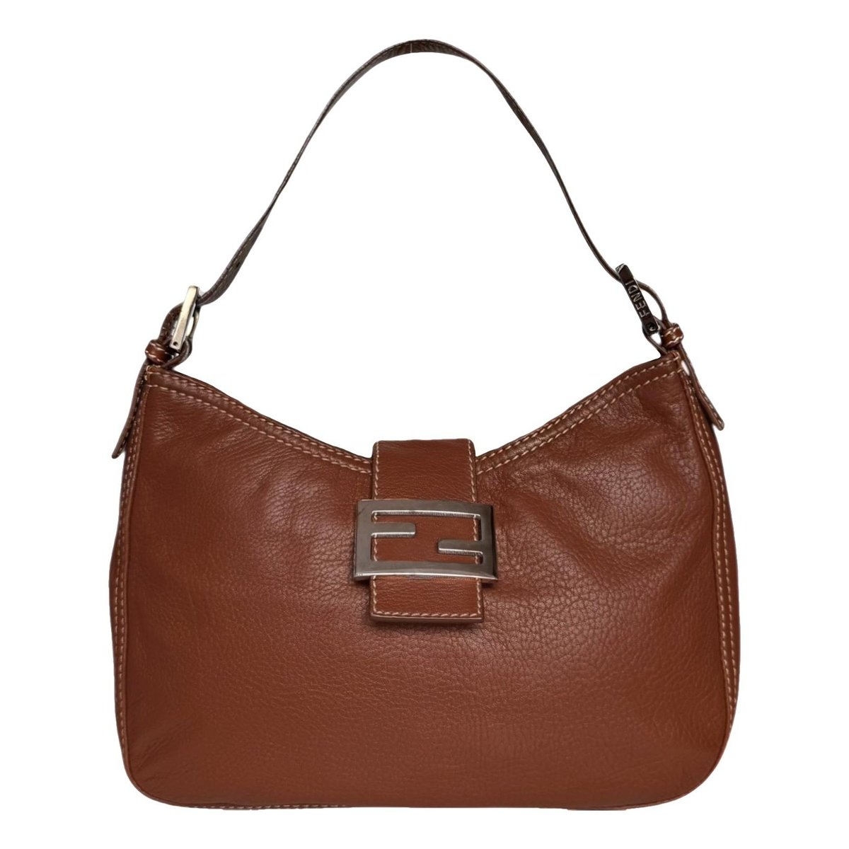 Baguette leather handbag
