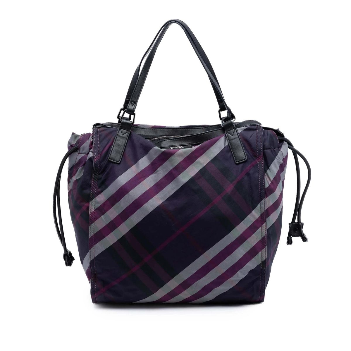 Pocket leather tote