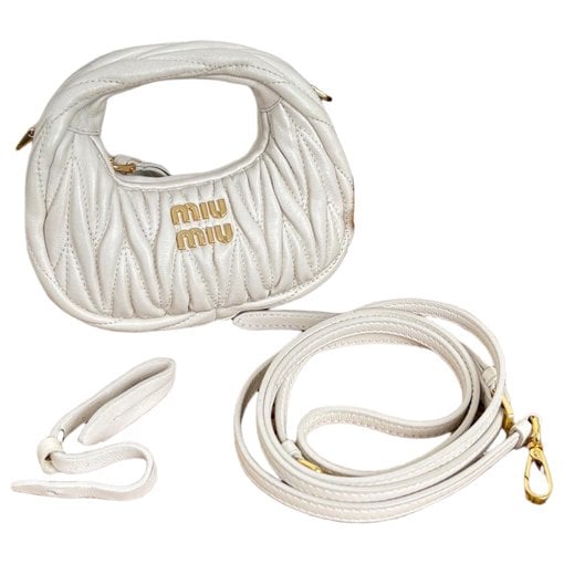 Miu Wander leather handbag