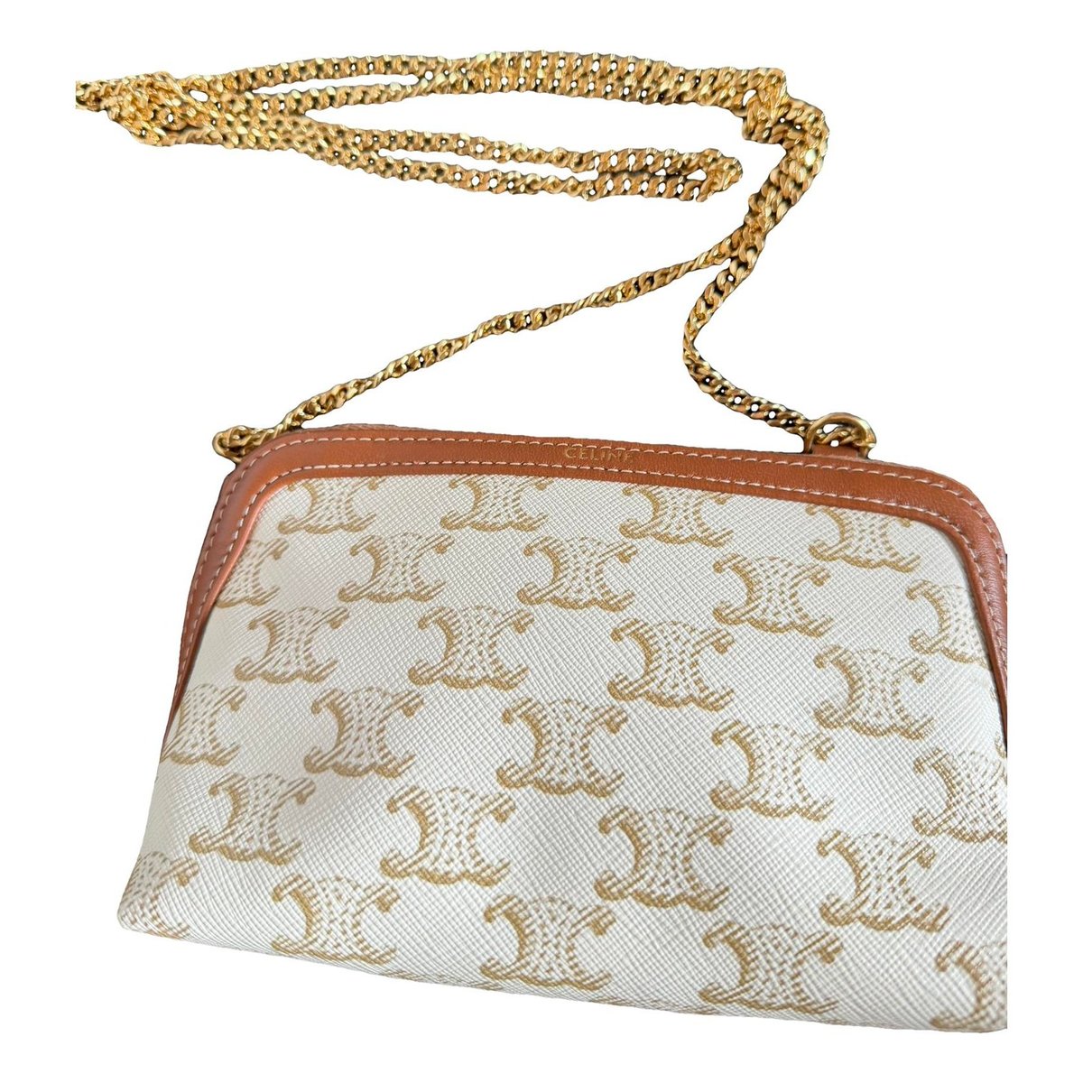 Triomphe leather handbag