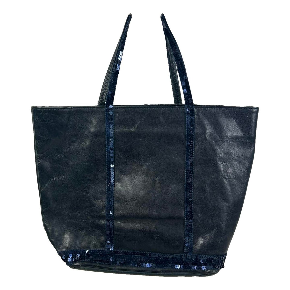 Cabas leather tote