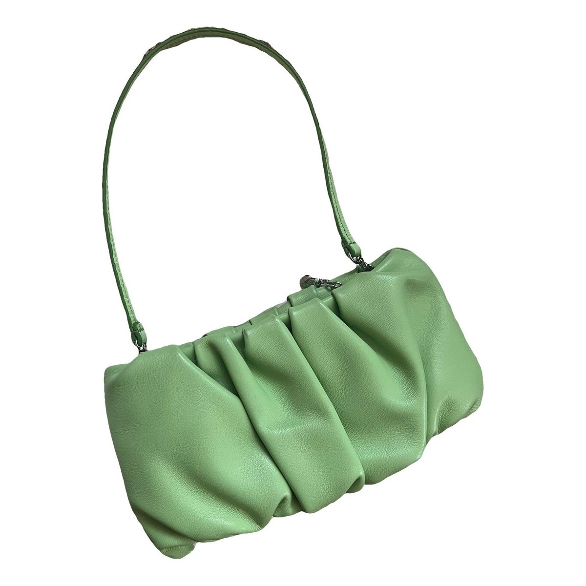 Leather clutch bag