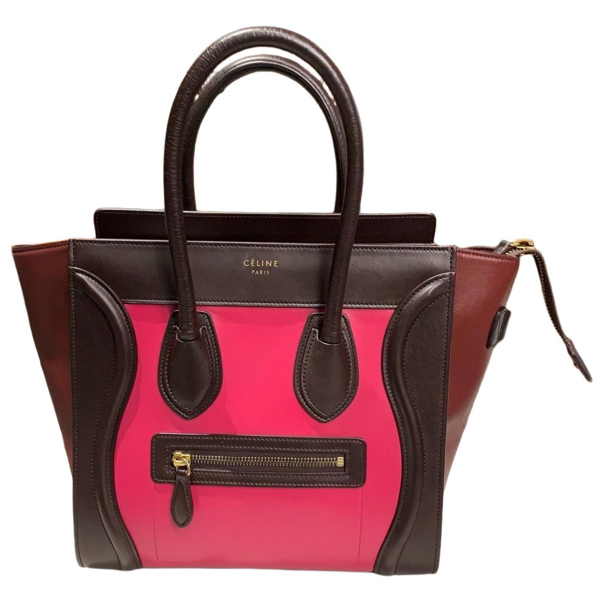 Luggage leather handbag