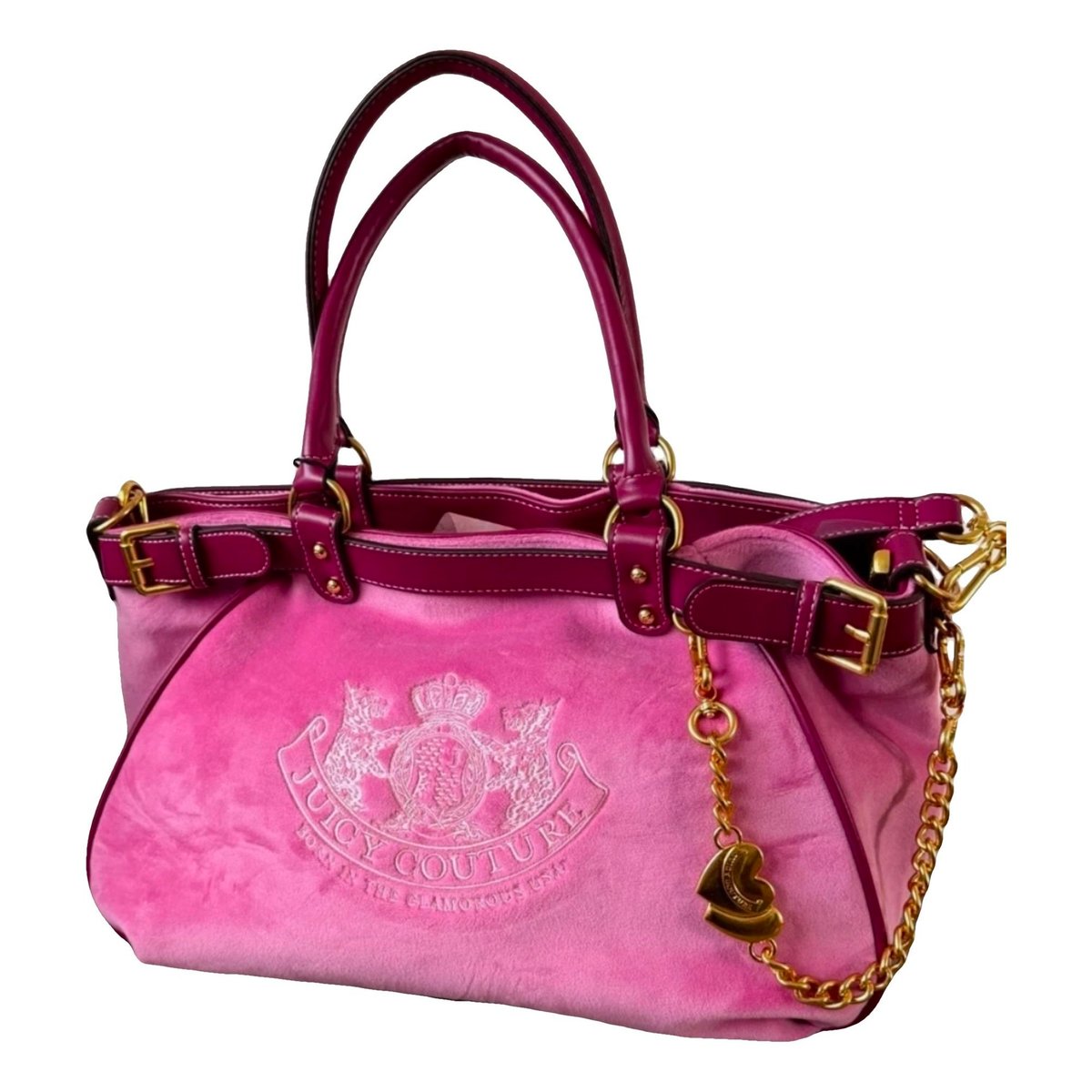 Velvet handbag