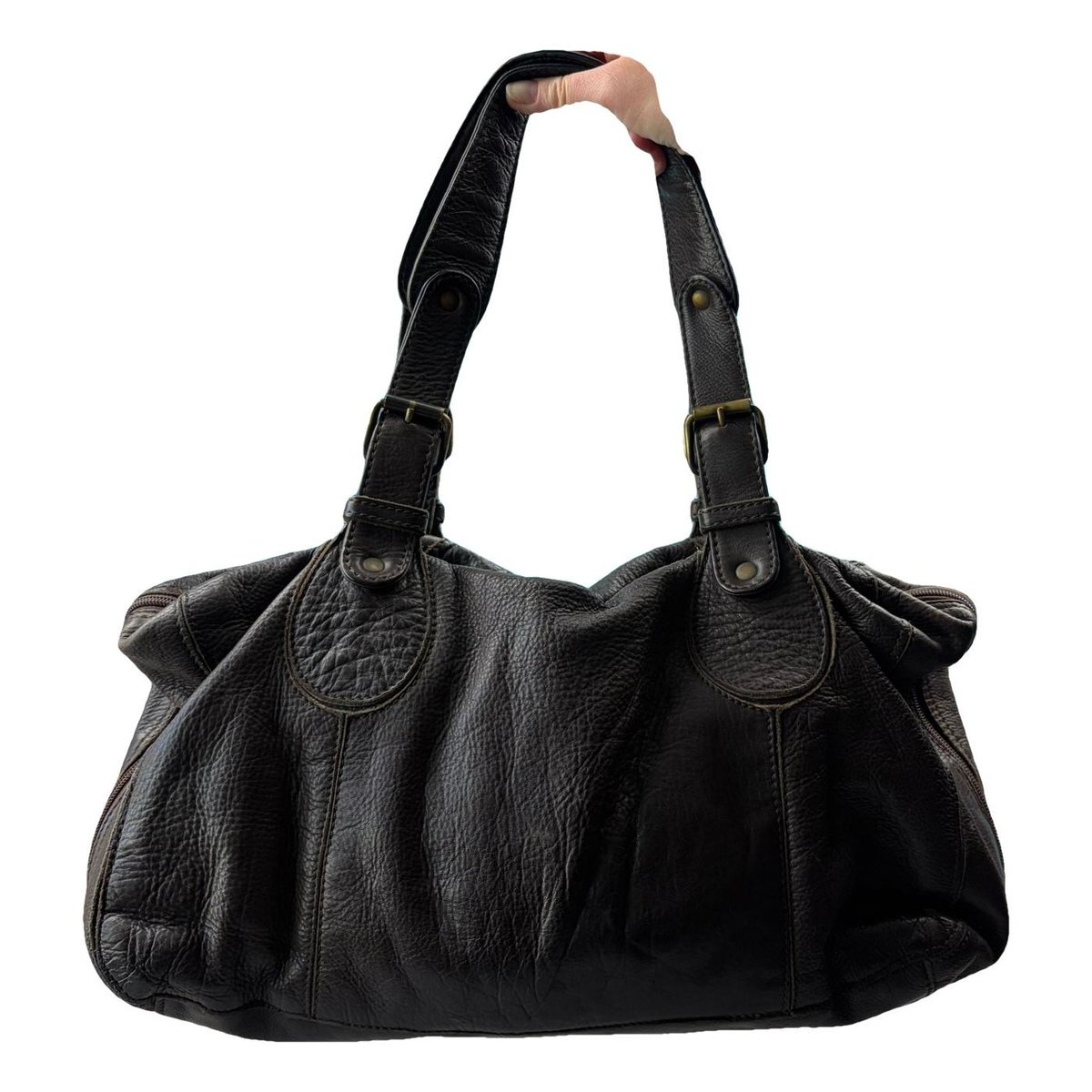 24h leather handbag