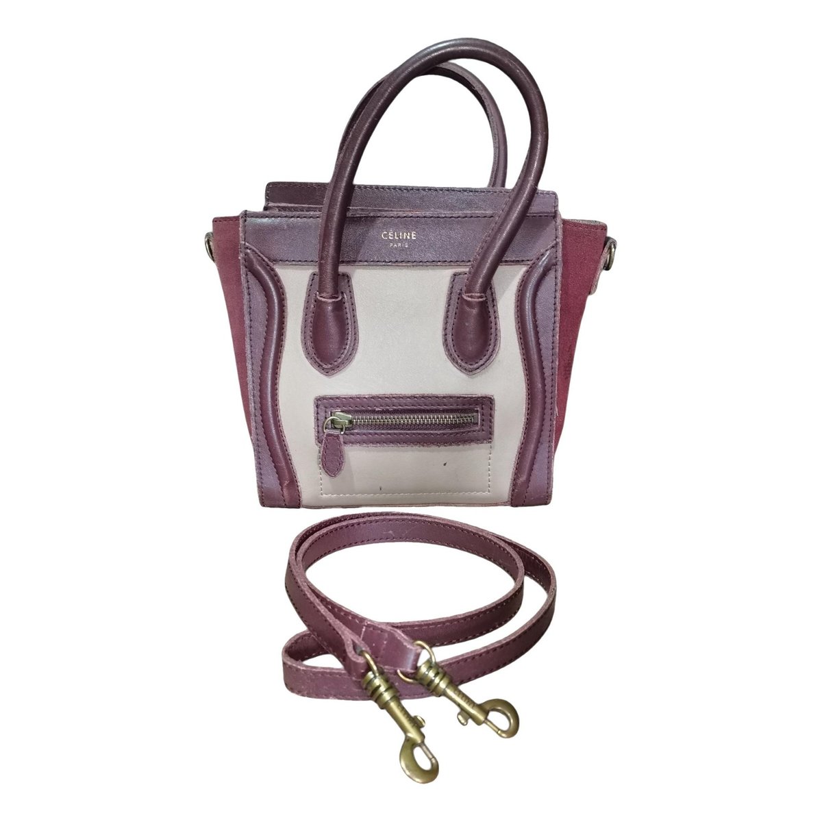 Nano Luggage leather handbag