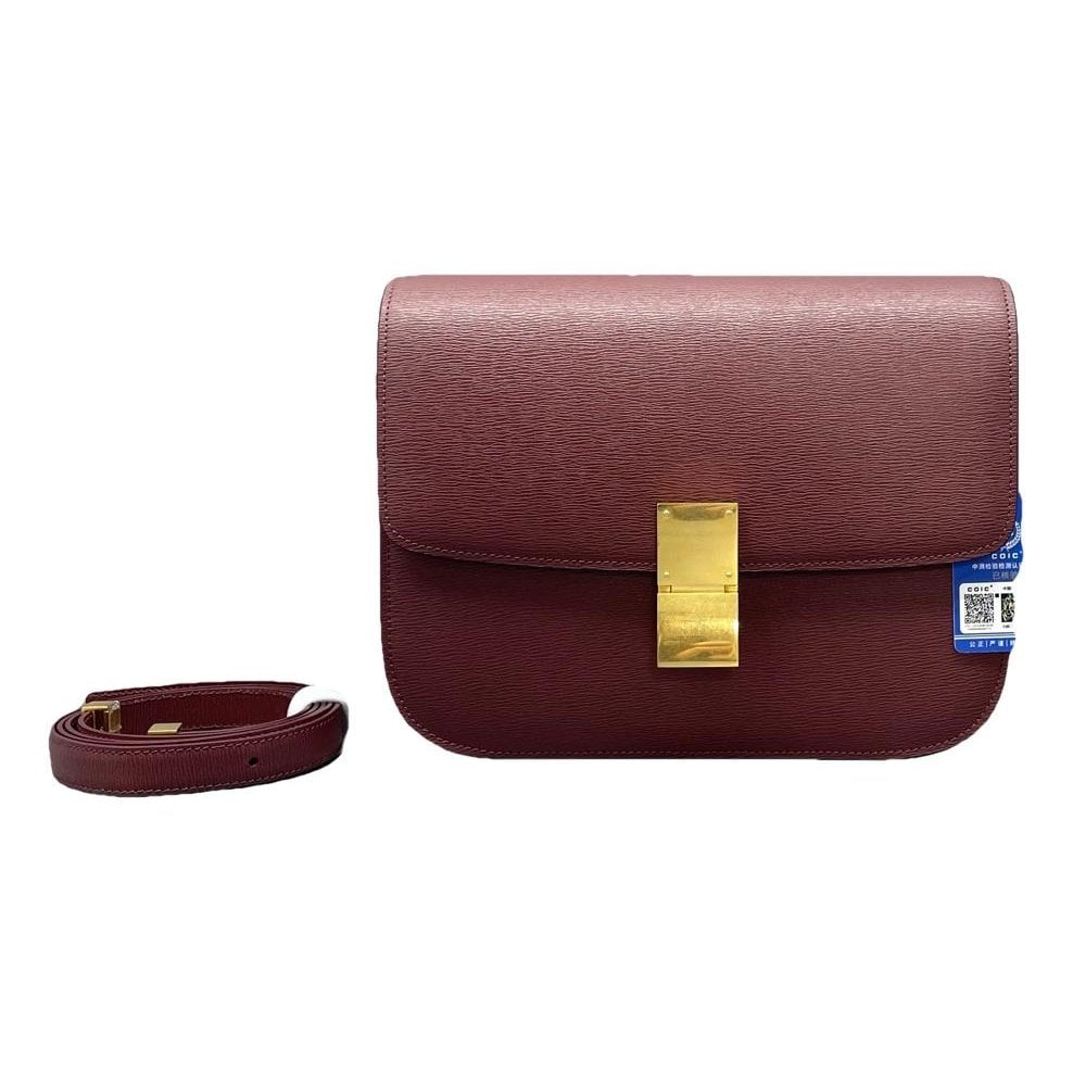 Classic leather handbag