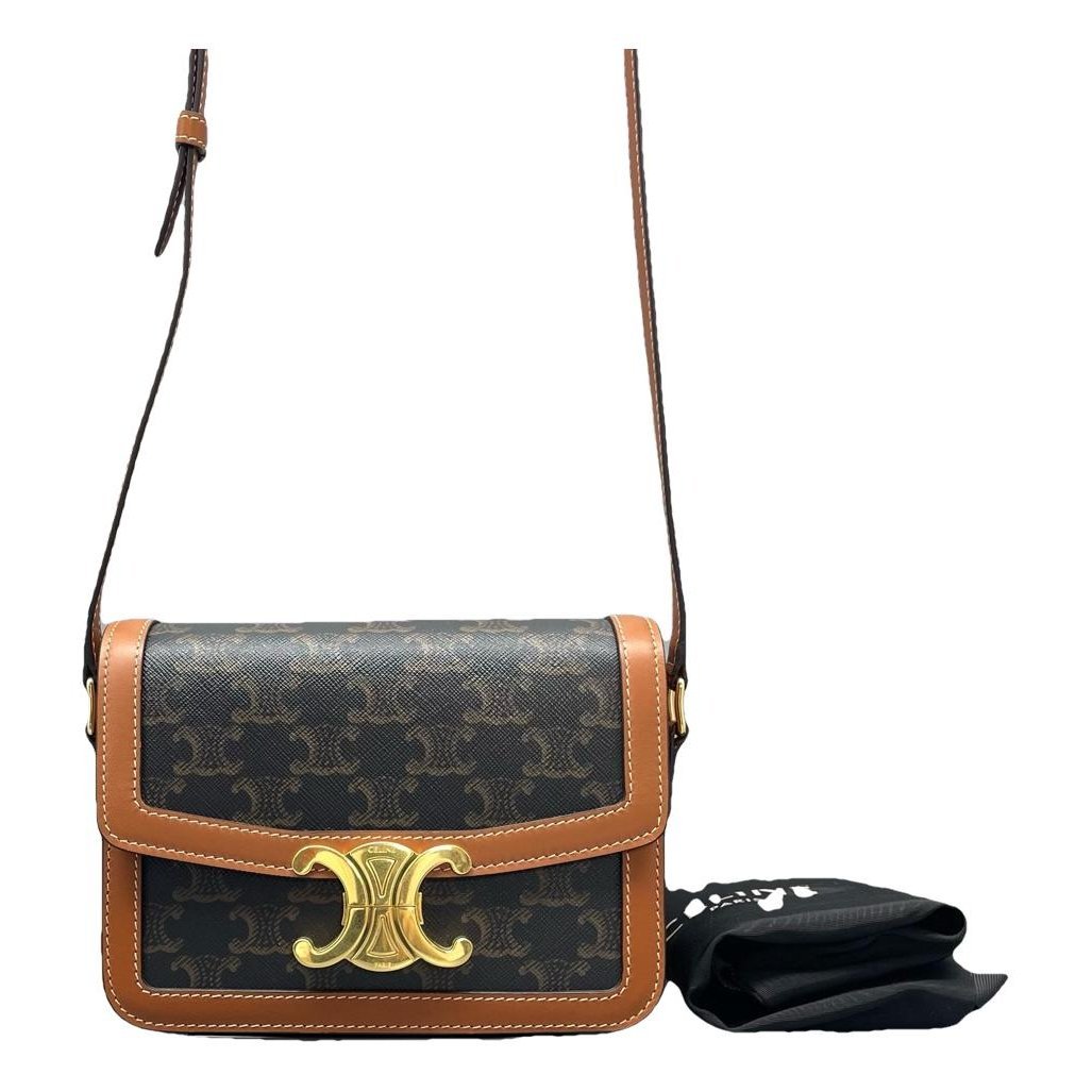 Triomphe leather handbag