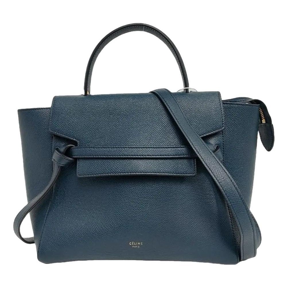 Belt leather crossbody bag