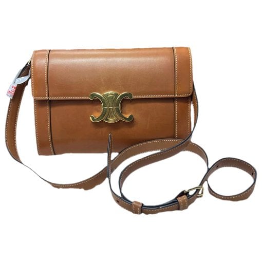 Triomphe Long leather handbag