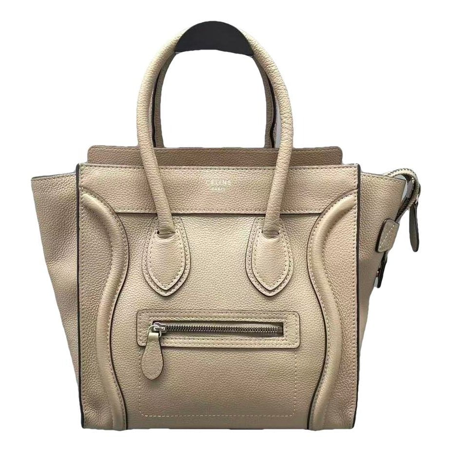 Luggage leather handbag