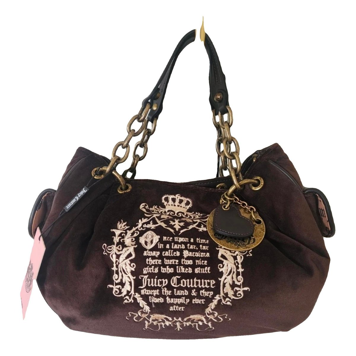 Velvet handbag