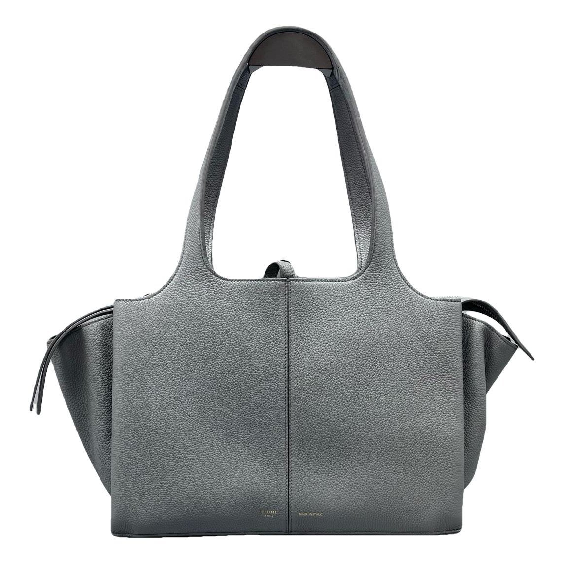 Tri-Fold leather handbag