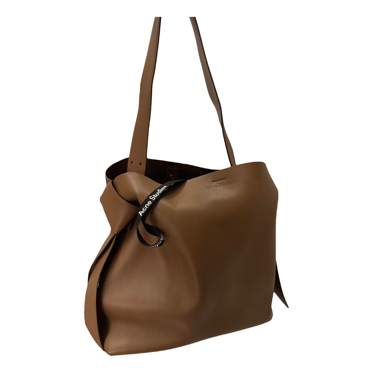 Musubi leather handbag