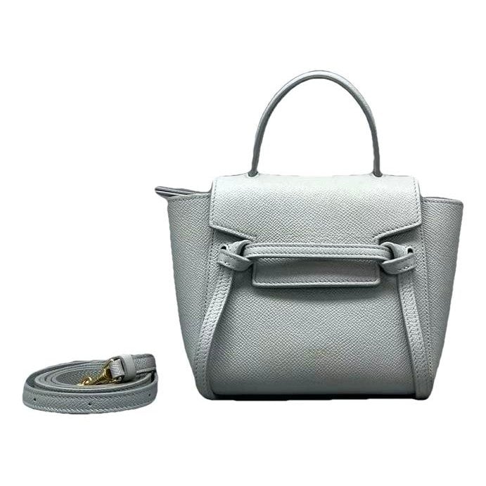 Belt leather handbag