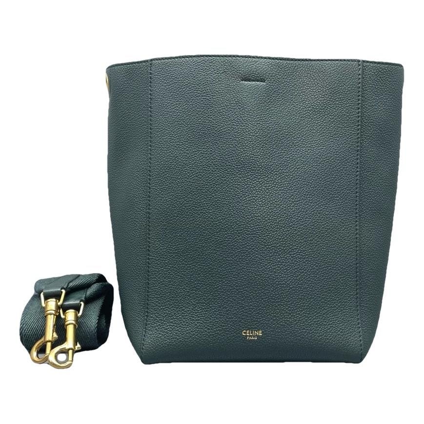 Seau Sangle leather handbag