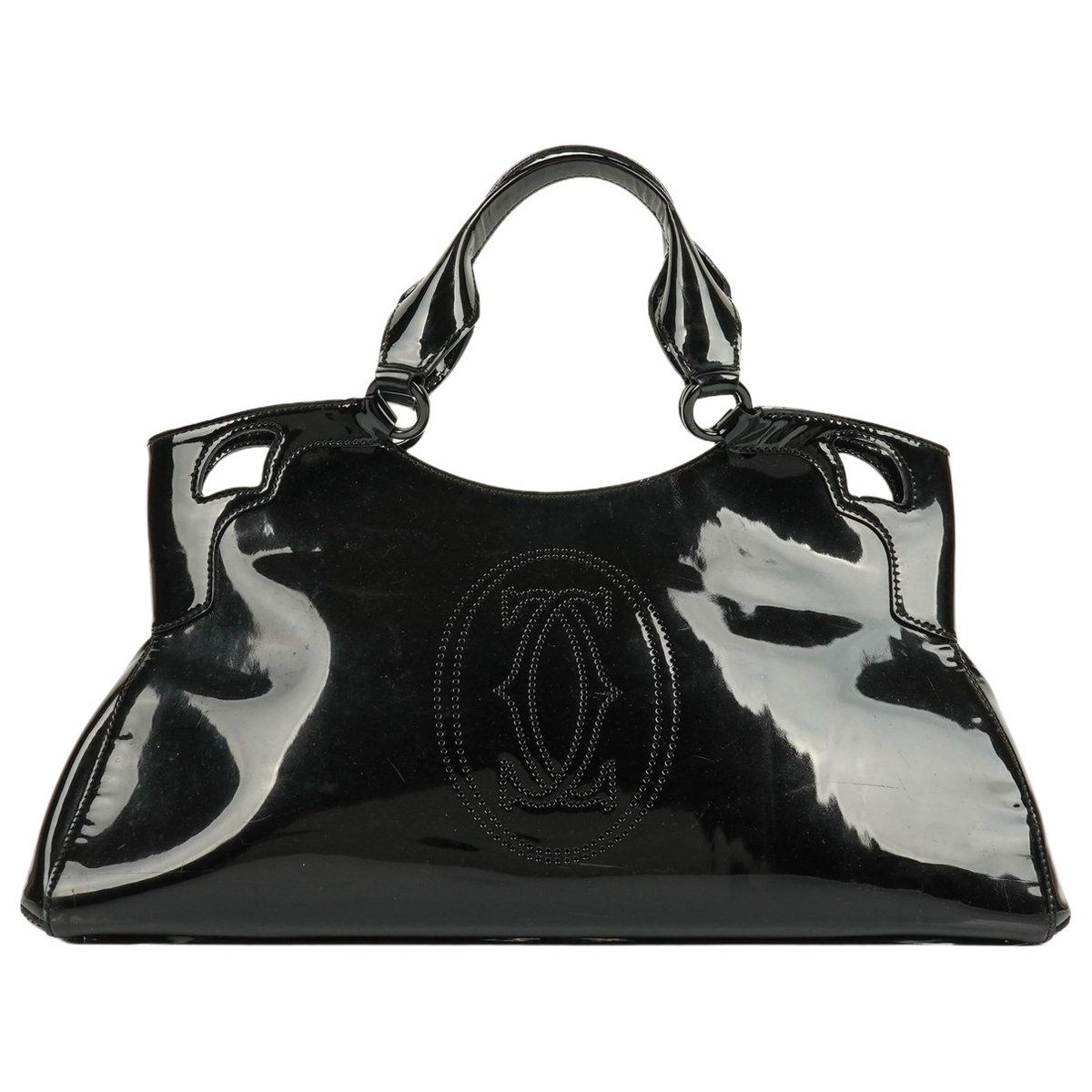 Marcello patent leather handbag