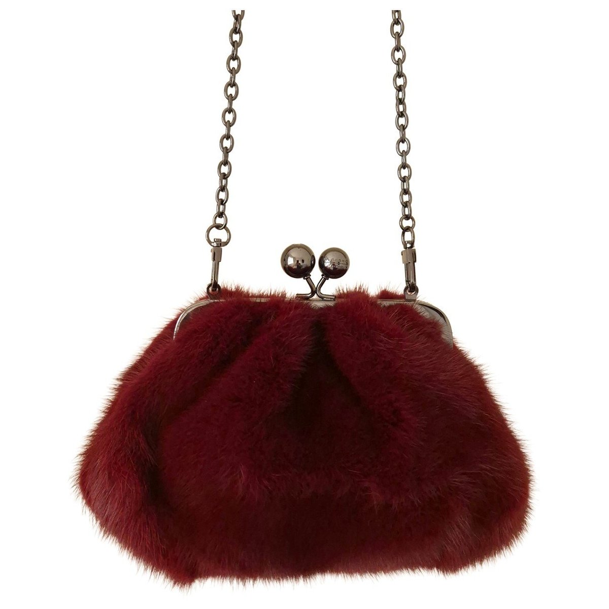 Mink clutch bag