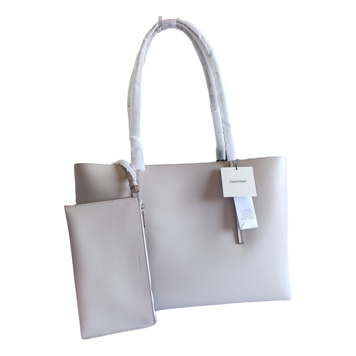 Vegan leather tote
