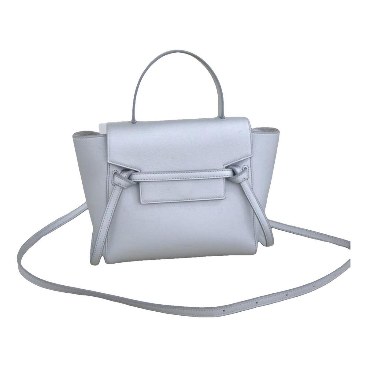 Belt leather handbag