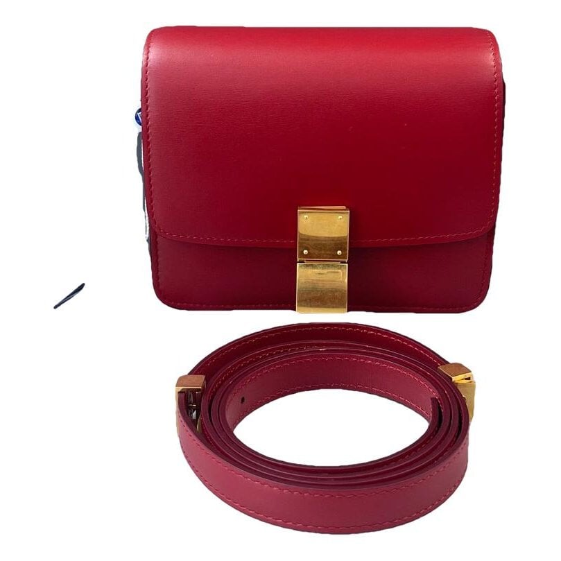 Classic leather crossbody bag