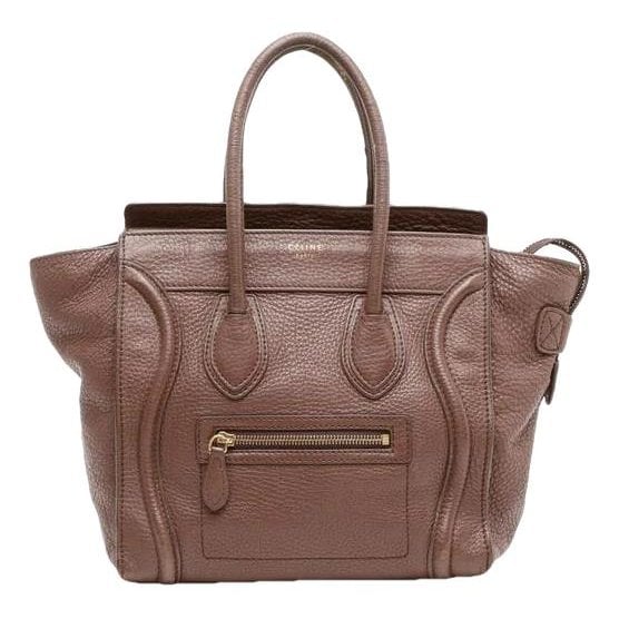 Luggage leather handbag
