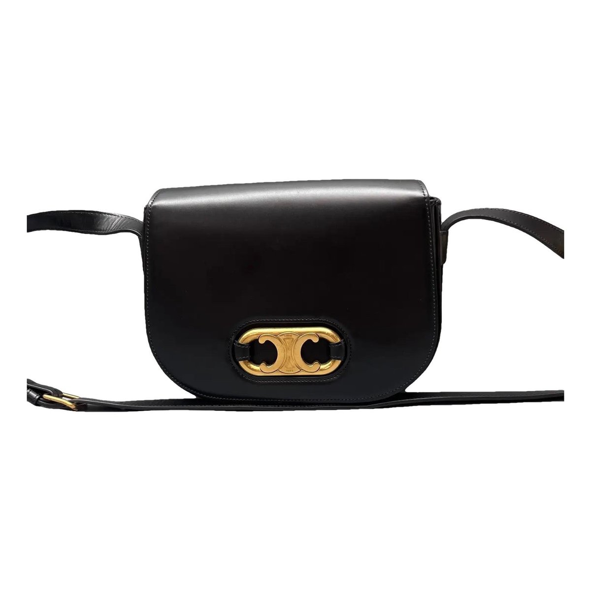 Triomphe leather crossbody bag