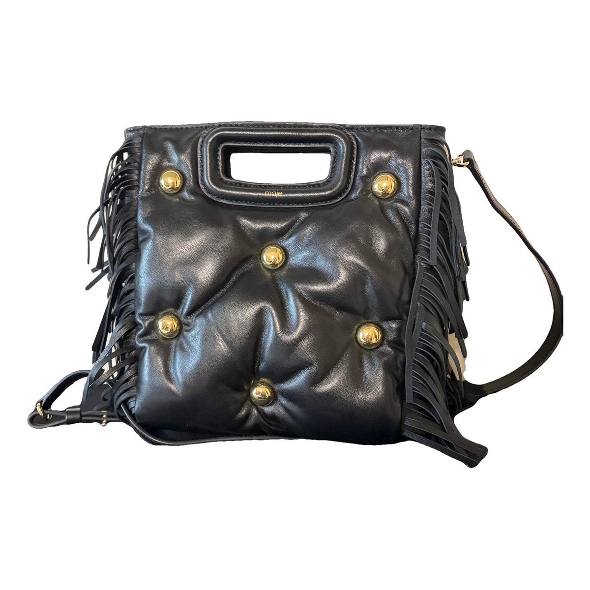 Sac M leather crossbody bag
