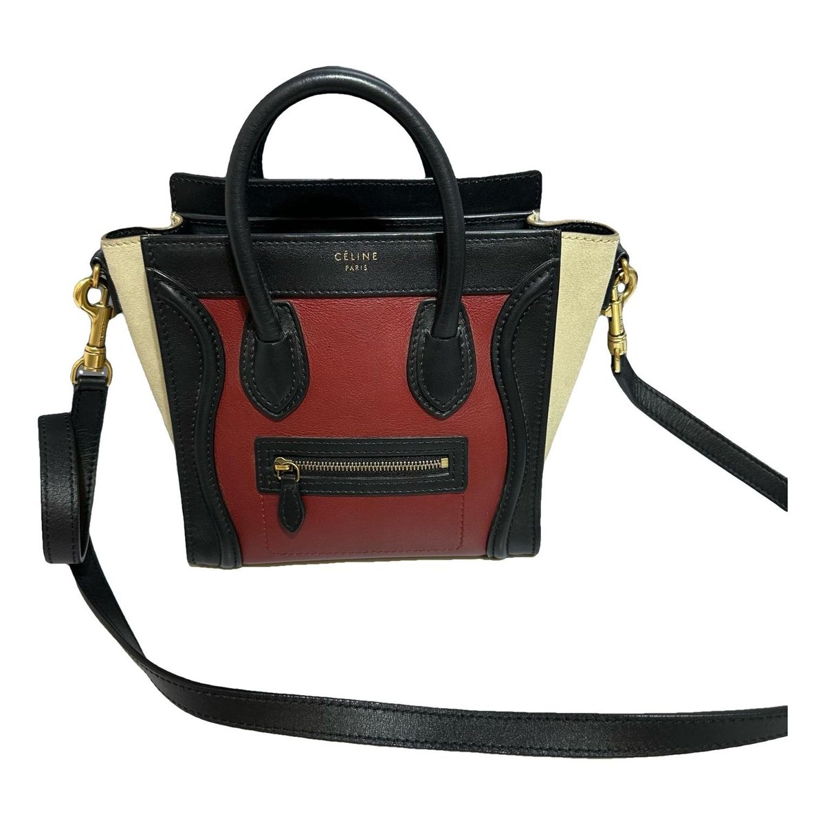 Luggage leather handbag