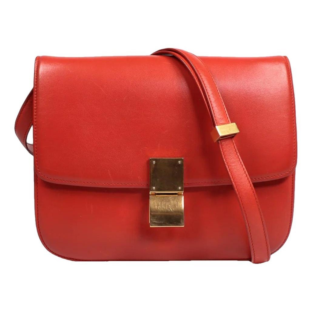 Classic leather handbag