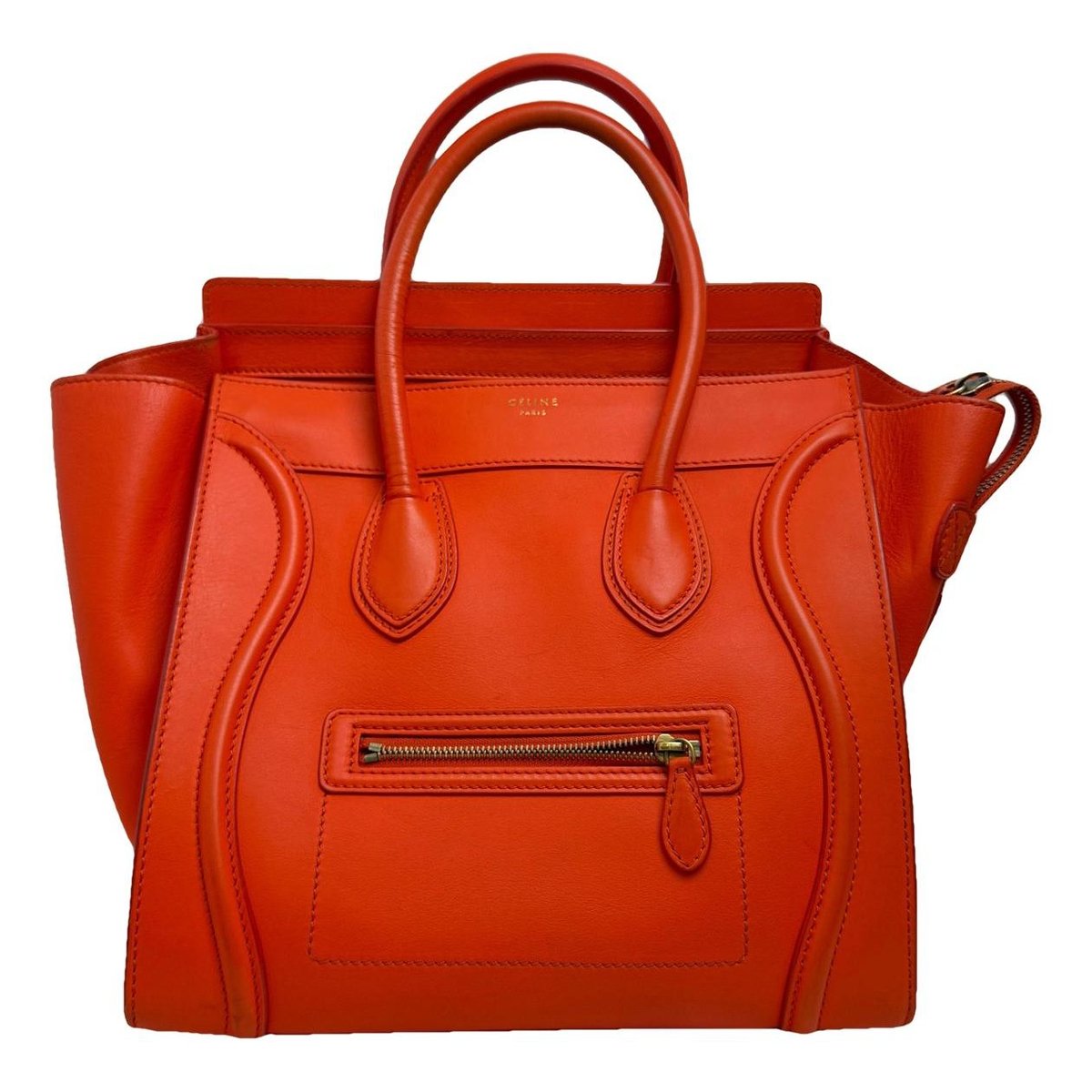 Luggage leather handbag