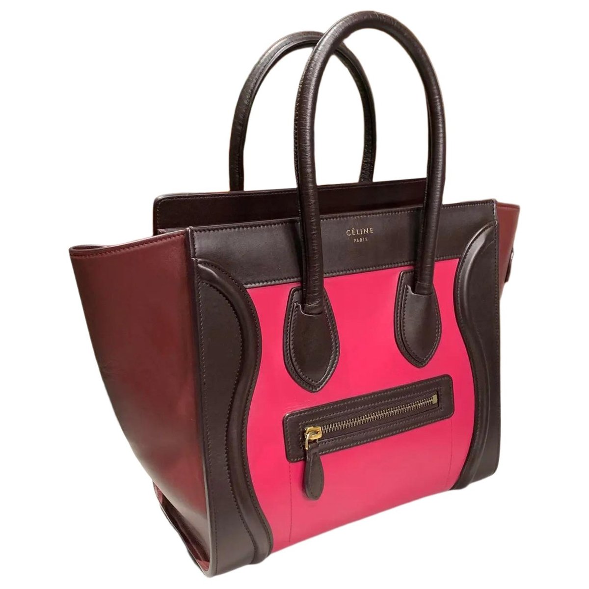 Luggage leather handbag