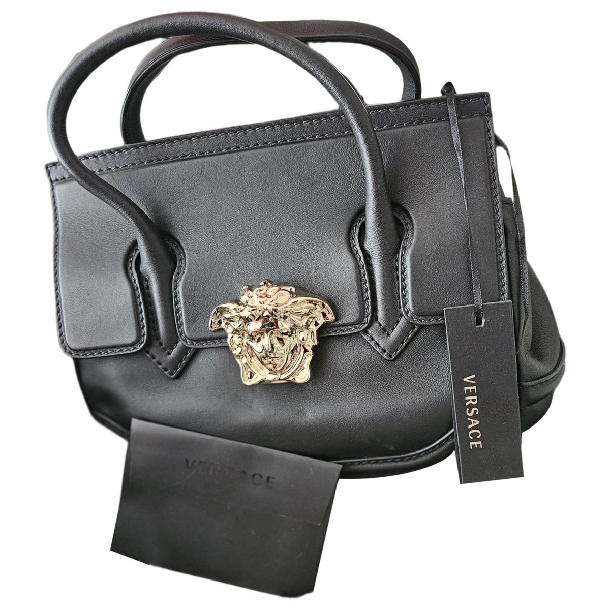 Palazzo Empire leather handbag