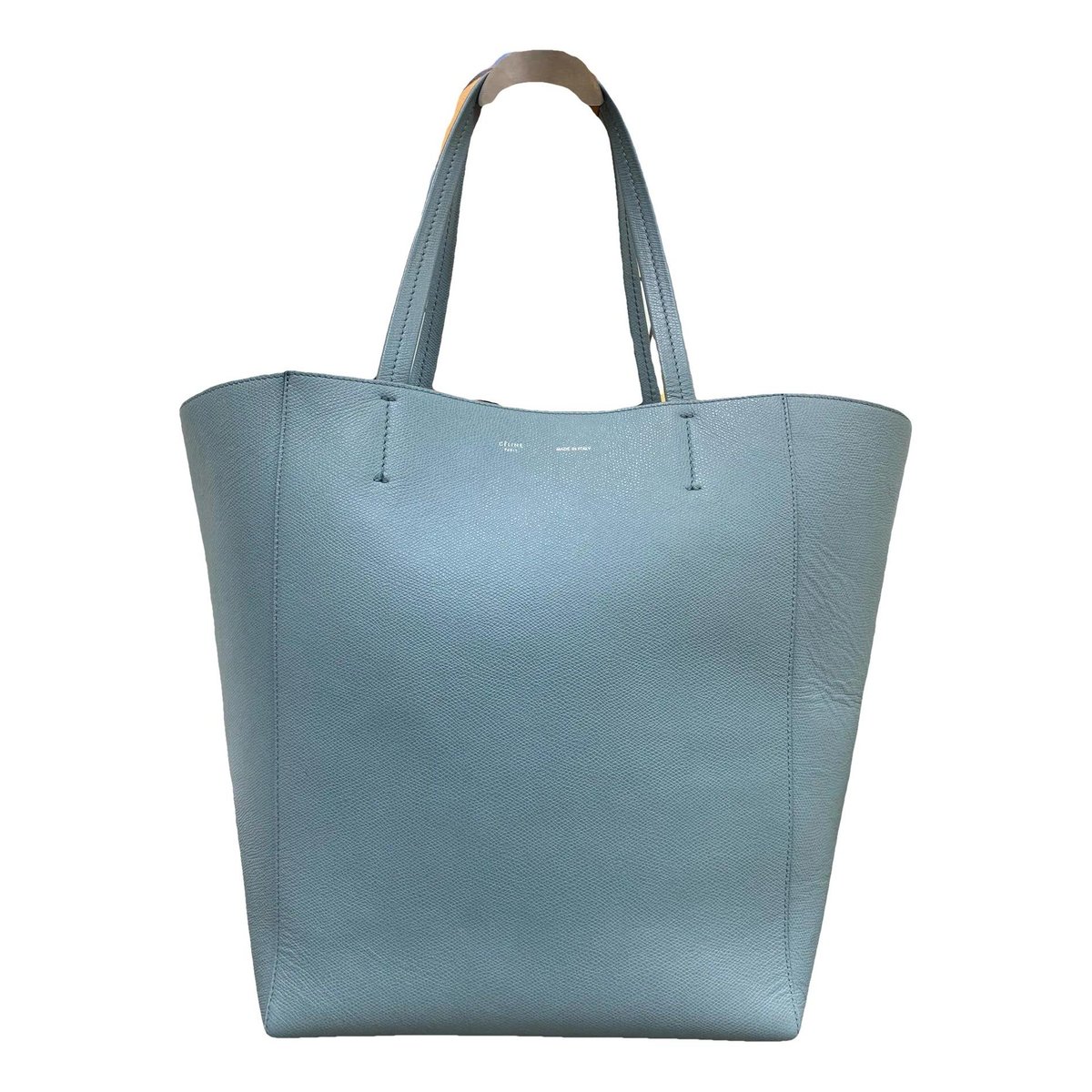 Cabas leather handbag