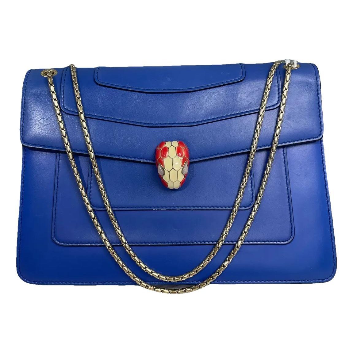 Serpenti leather handbag