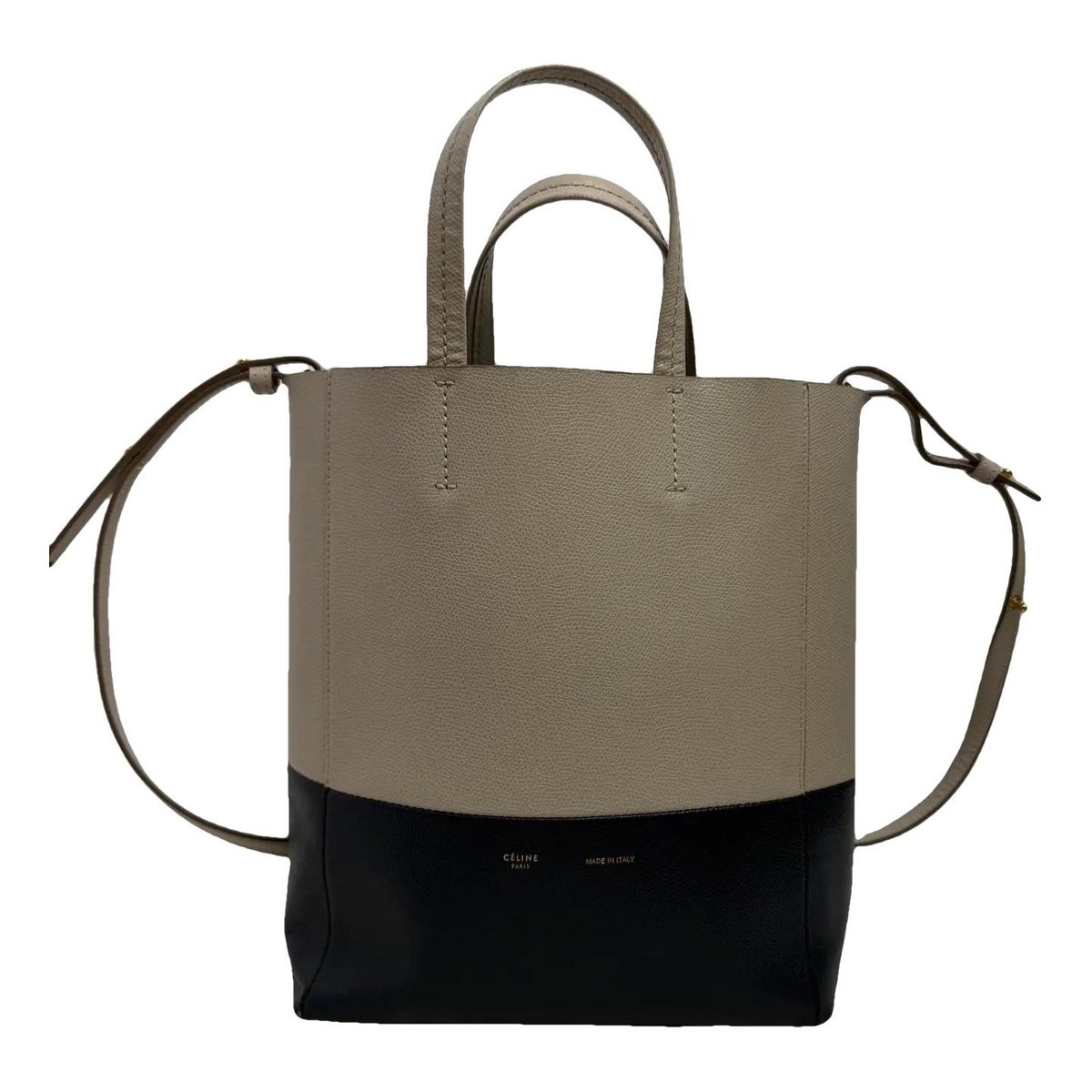 Cabas leather crossbody bag