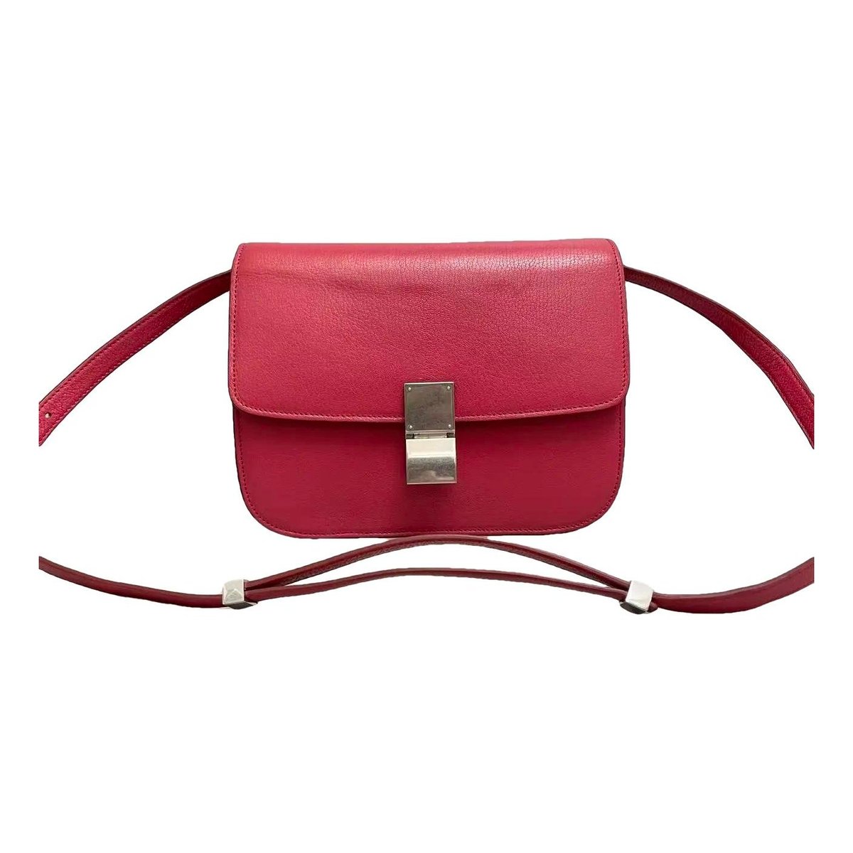 Classic leather crossbody bag