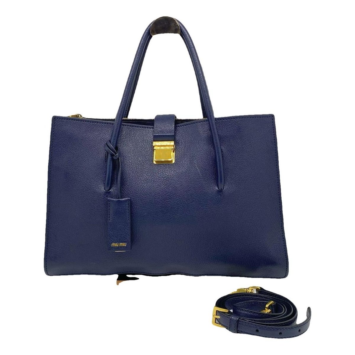 Madras leather crossbody bag