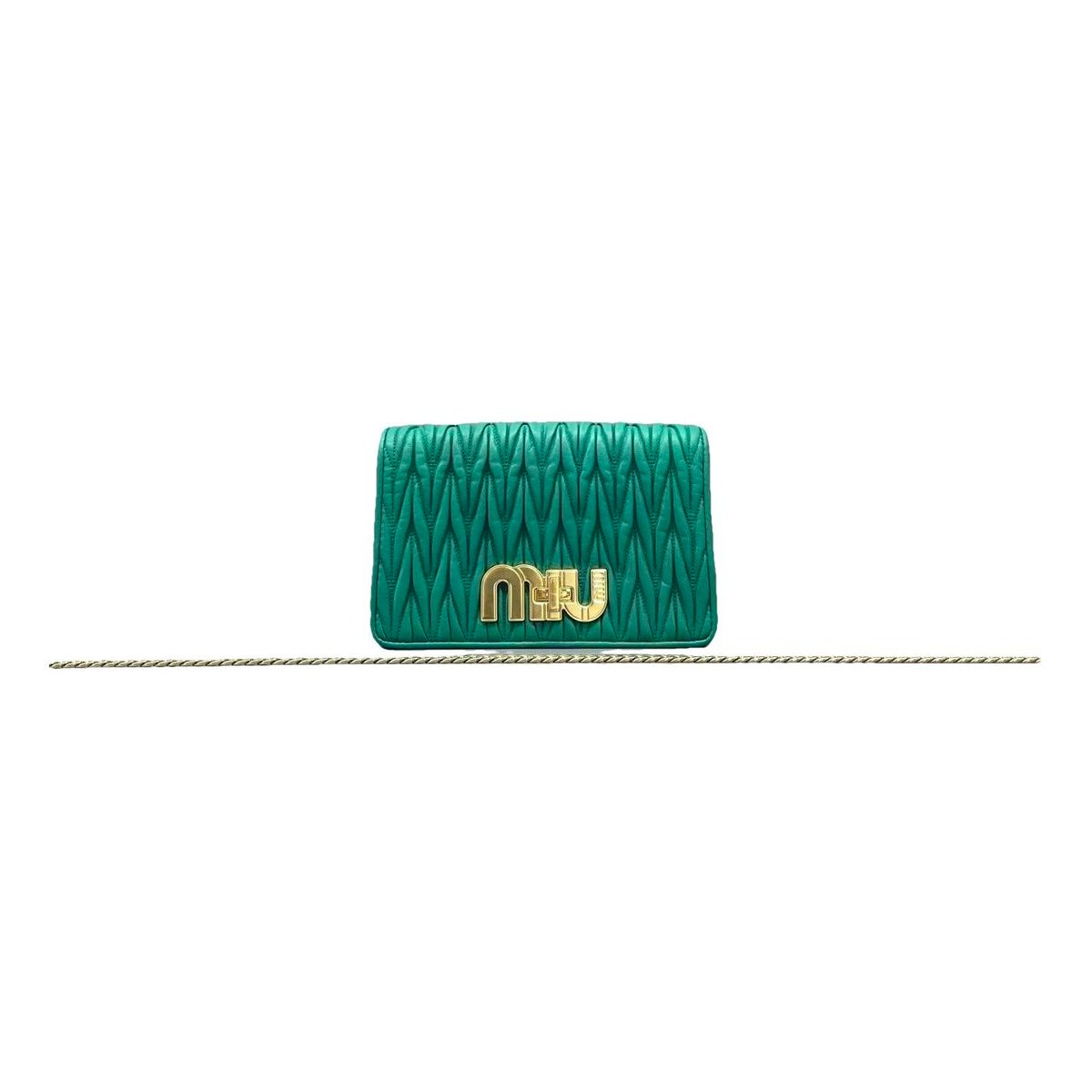 Miu delice leather handbag
