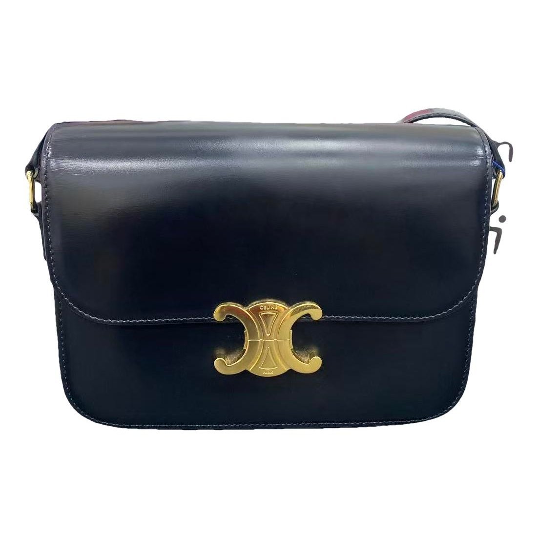 Triomphe leather handbag