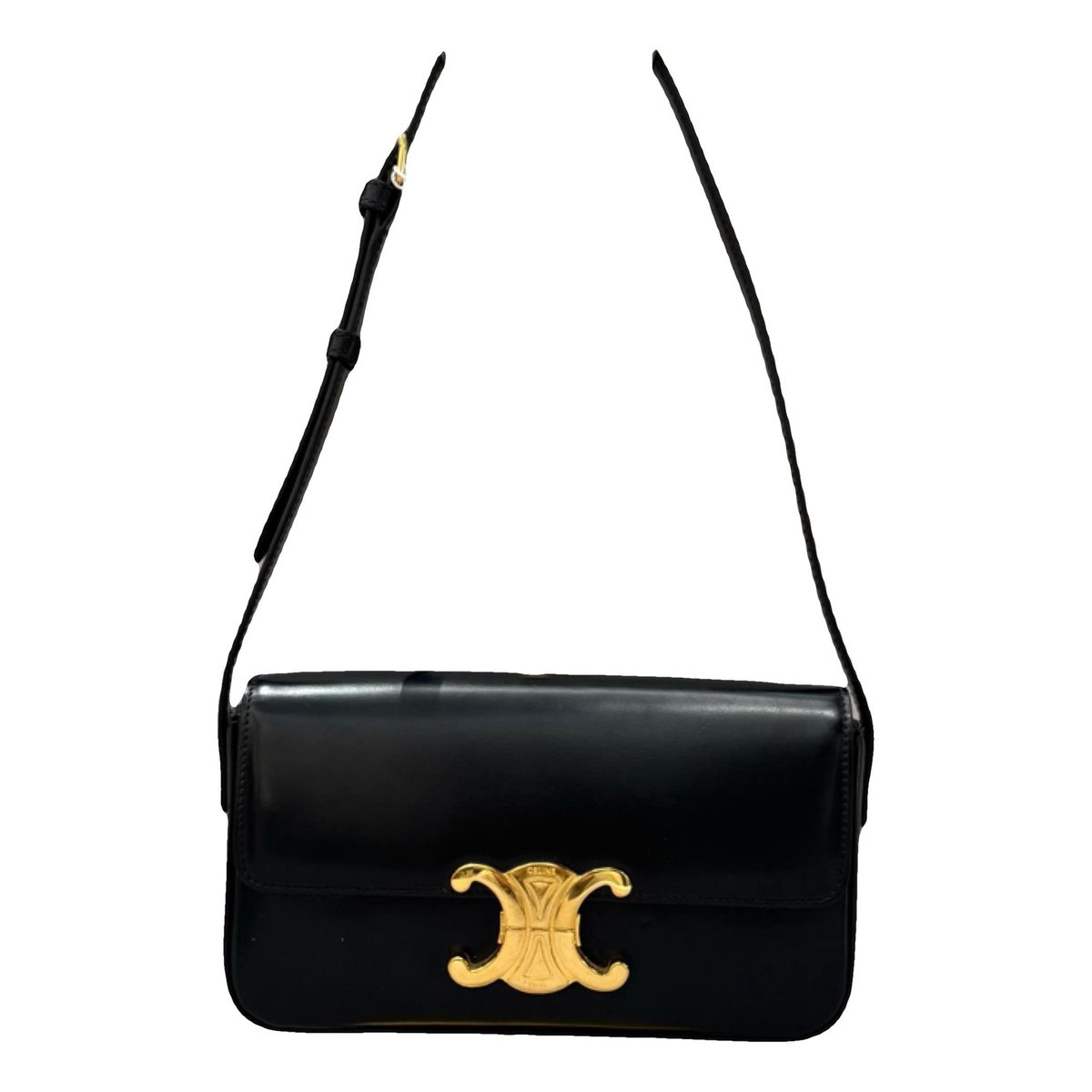 Triomphe Long leather handbag