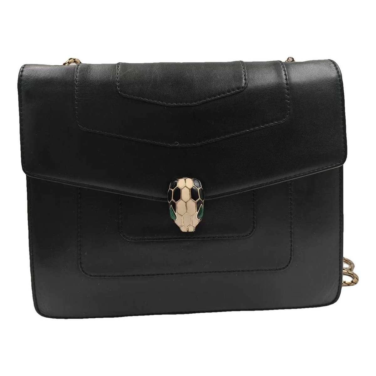 Serpenti leather crossbody bag