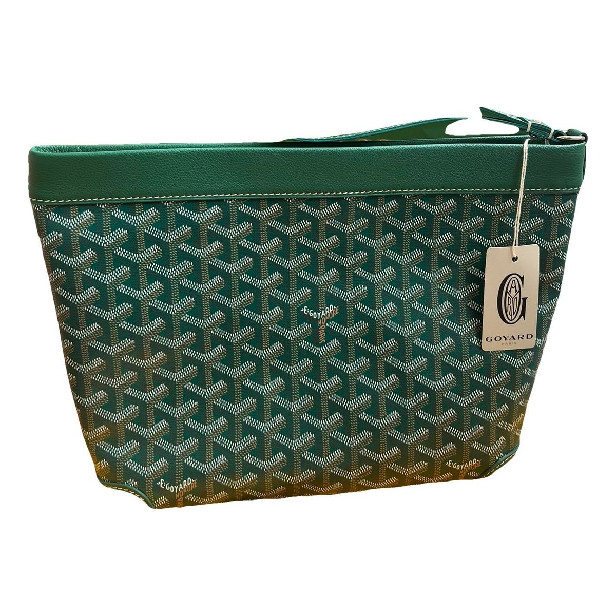 Jouvence leather clutch bag