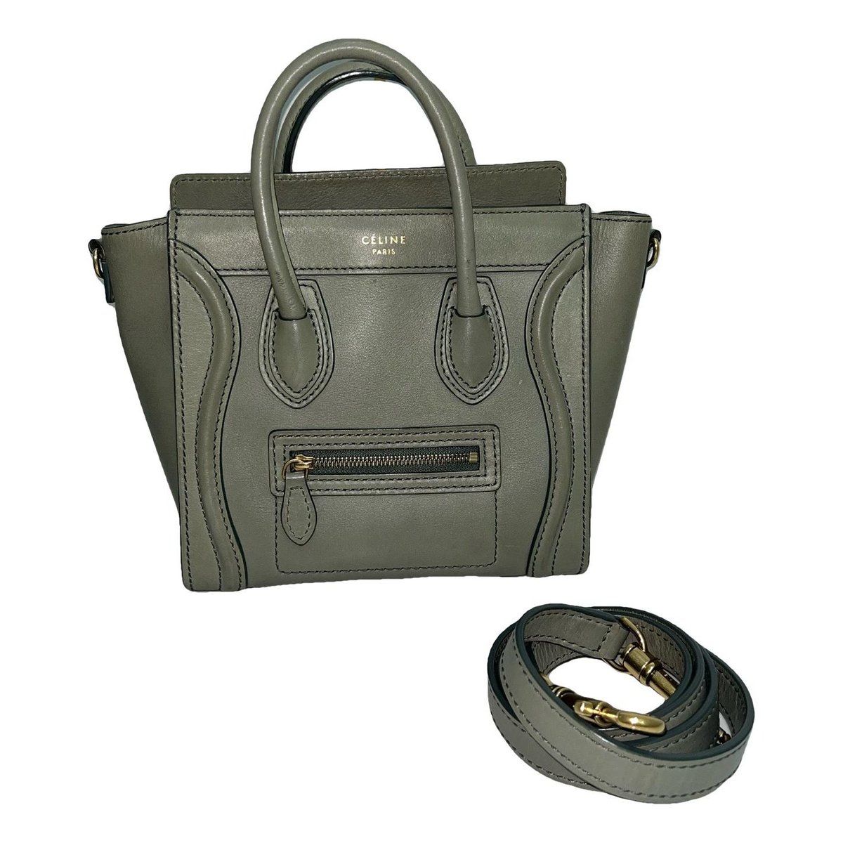 Luggage leather handbag