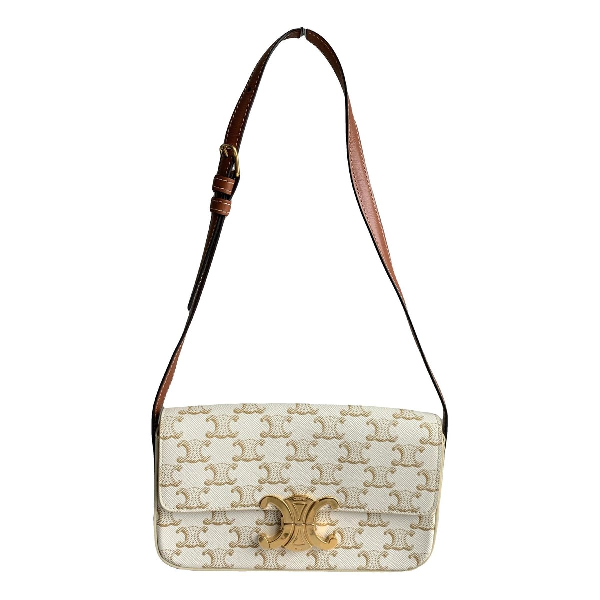 Triomphe Long leather handbag